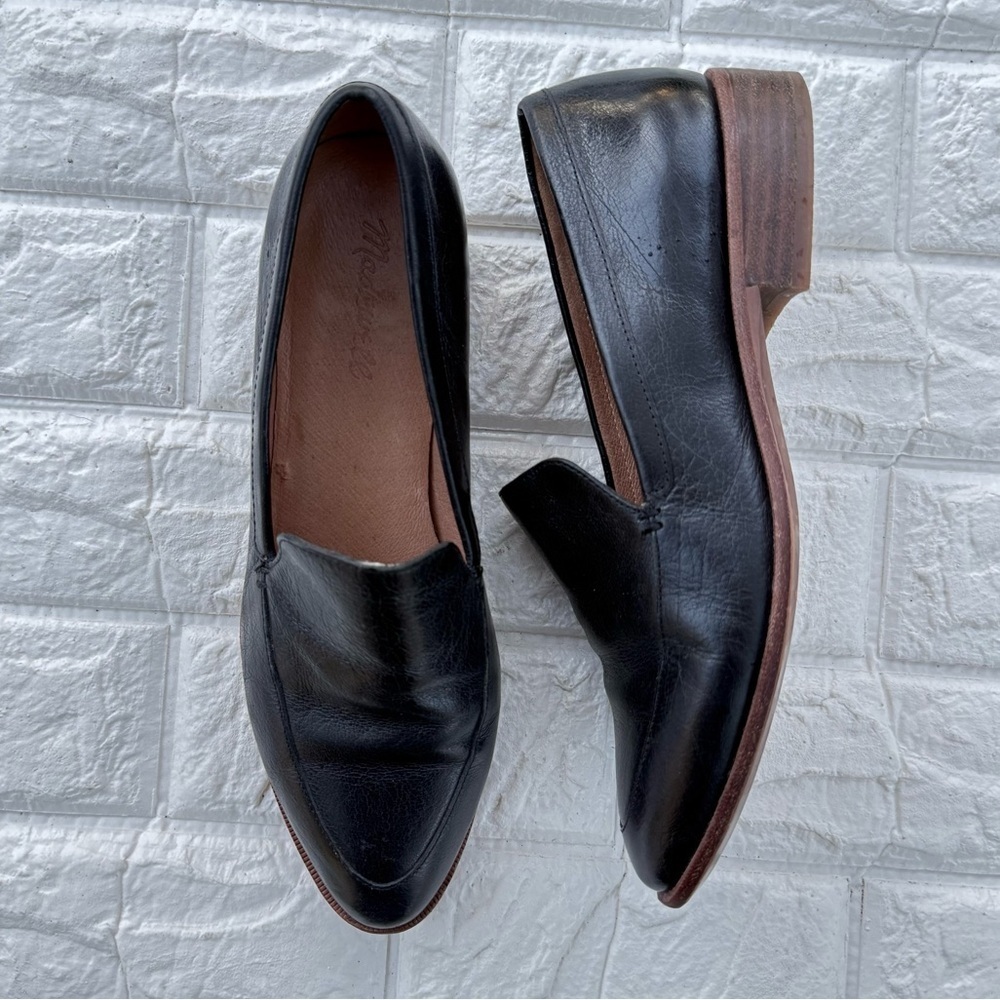 Madewell Women’s The Frances Loafer Slip On
Leather Black 8